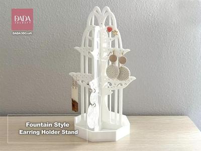 Elegant Fountain Style Earring Holder Stand