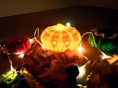 Autumn pumpkin box/light