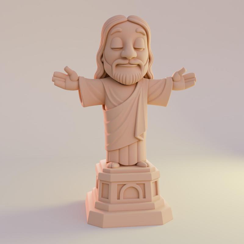 Christ the Redeemer Cartoon – Decorative Sculpture to Enchant Refined Spaces