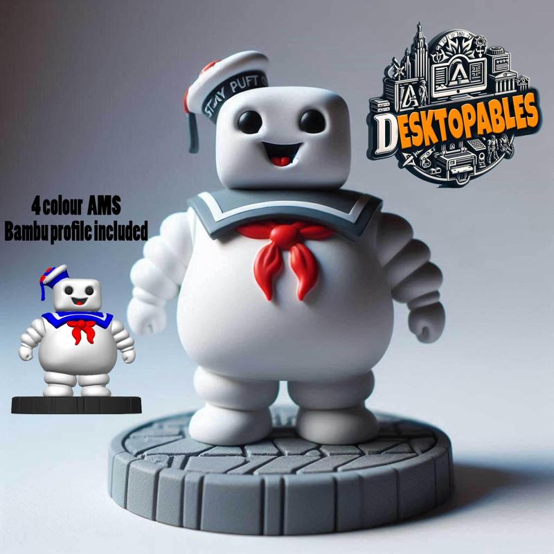 Stay Puft Marshmallow Man - 4 colors