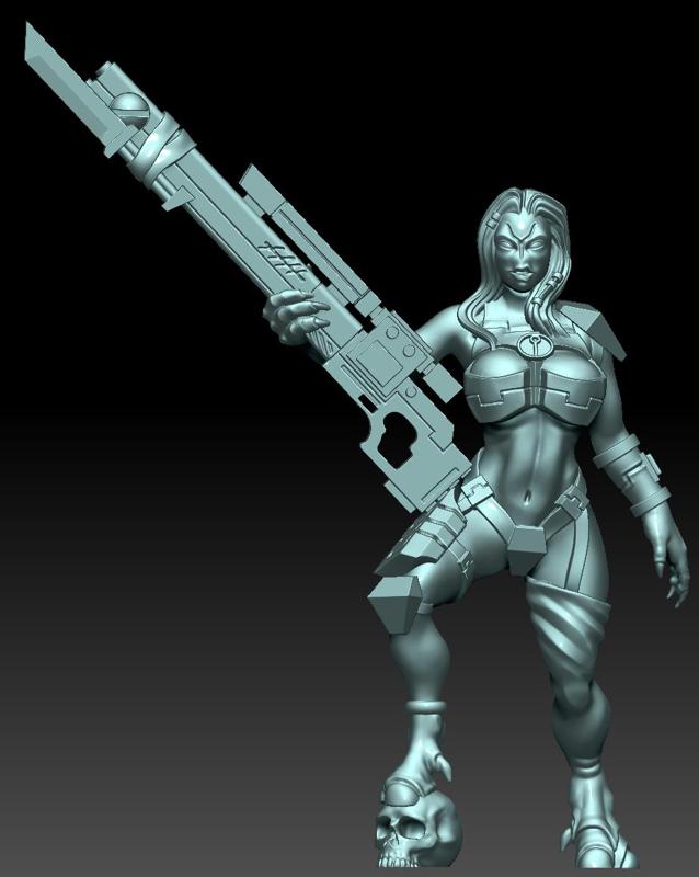 Tau elite sniper Hailfire