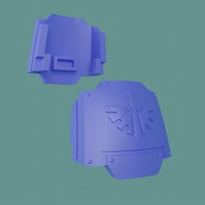 Dark Angels Dreadnought shoulder pad