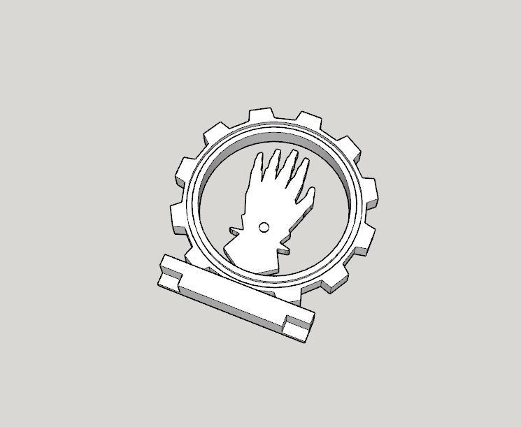 Iron Hands Cog Iron Halo