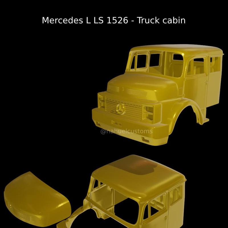 Mercedes L LS 1526 - Truck cabin