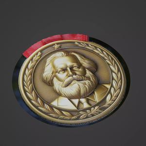 Karl Marx Medallion