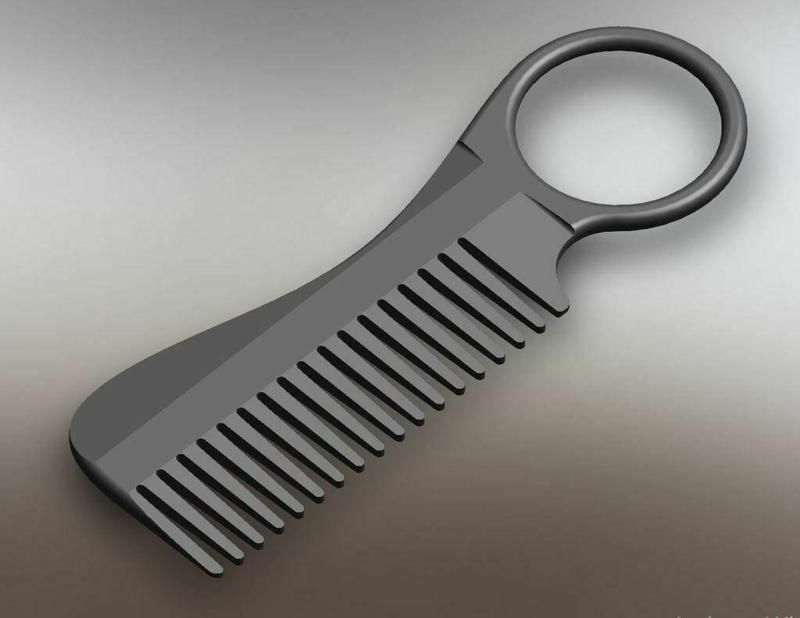 Mustache Comb