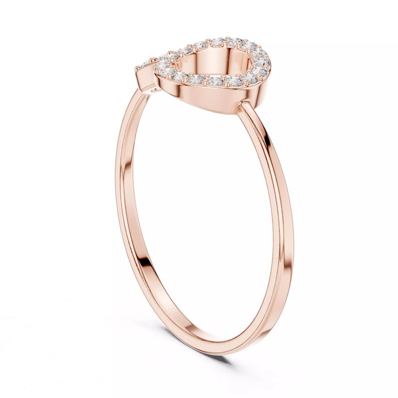 Round And Pear Shape Engagement Wedding Ring 3DM STL Video