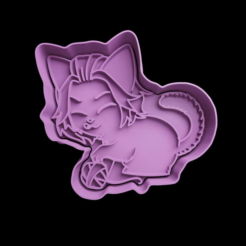 Manjiro Neko Cookie Cutter Free