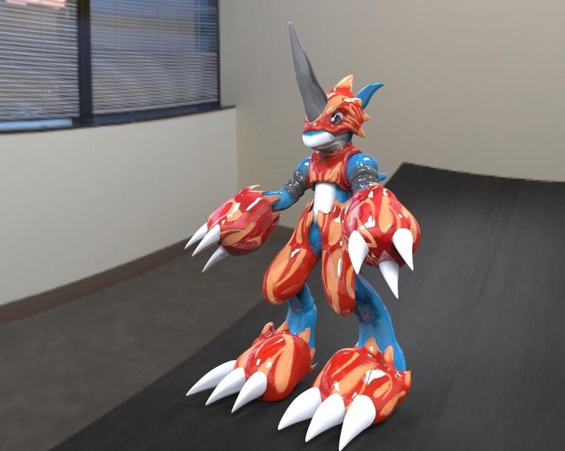 Flamedramon Digimon Fan Made