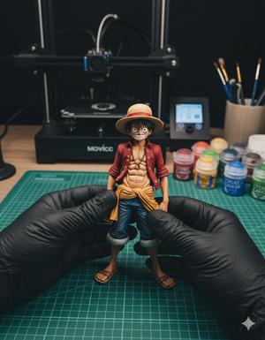 Monkey D. Luffy - One Piece - 3D Printable Model