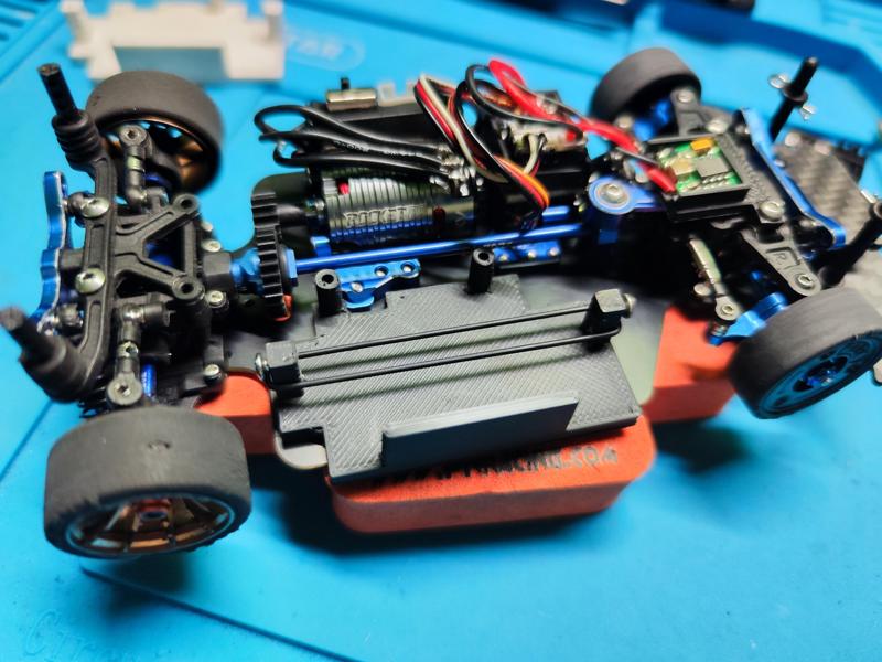 Soporte gl racing gla lipo 450 chasis ancho