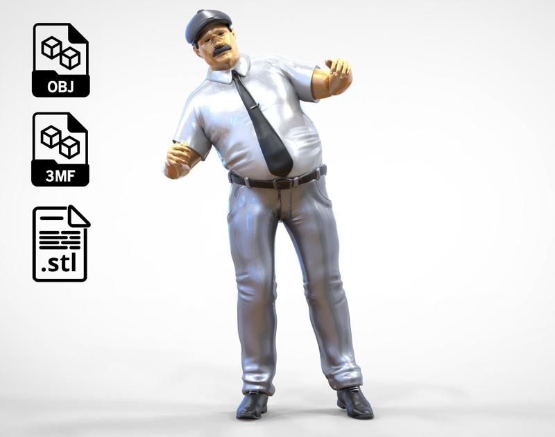 N1 Train driver looks out of the train