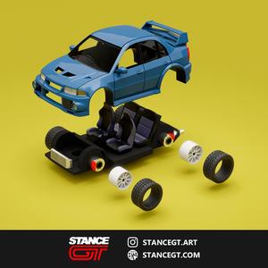 Lancer Evolution VI : Model Kit Car