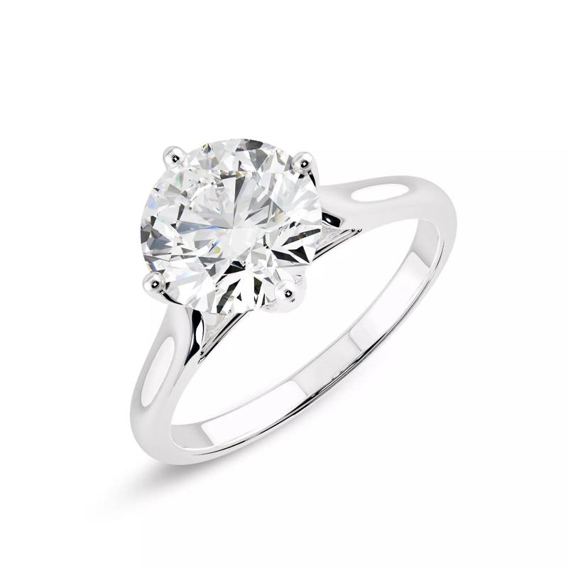 Solitaire Ring 360 Animation and stl file 3D print model