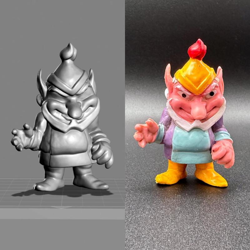 VINTAGE BLACKSTAR GALOOB TROBBIT RIF ACTION FIGURE