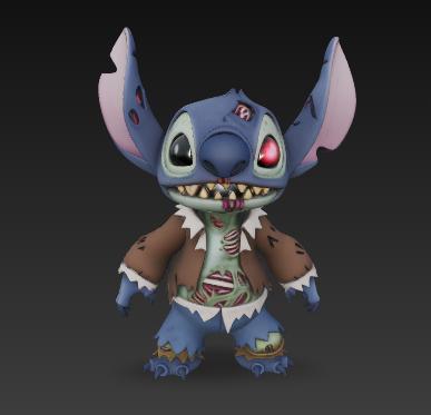 Zombie Stitch Halloween 3D Model | 3D Print File