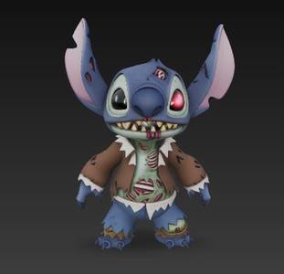 Zombie Stitch Halloween 3D Model | 3D Print File