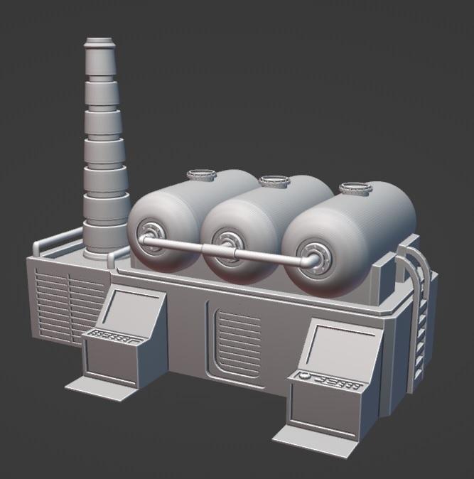 LPG tanks wargame terrain