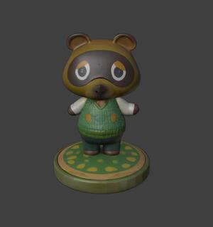 TOM NOOK ANIMAL CROSING FIGURE