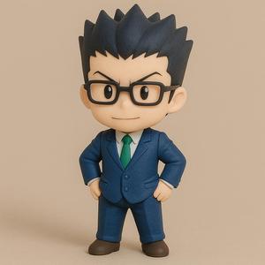 Leorio Paradinight (Chibi) - Hunter x Hunter (Stylized Figure STL)