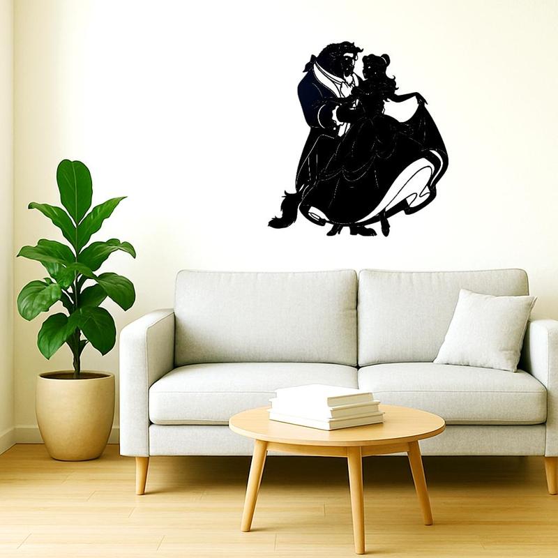beauty and the beast wall decor