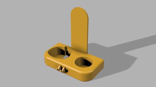 HappyBrush toothbrush wall holder