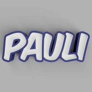 PAULI - LED LAMP WITH NAME (NAMELED)