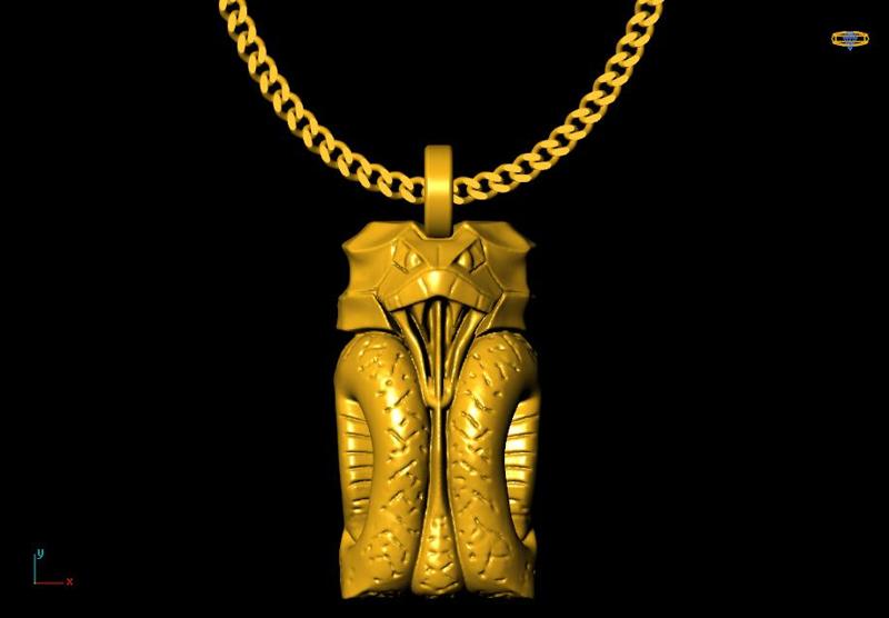 snake pendant charm