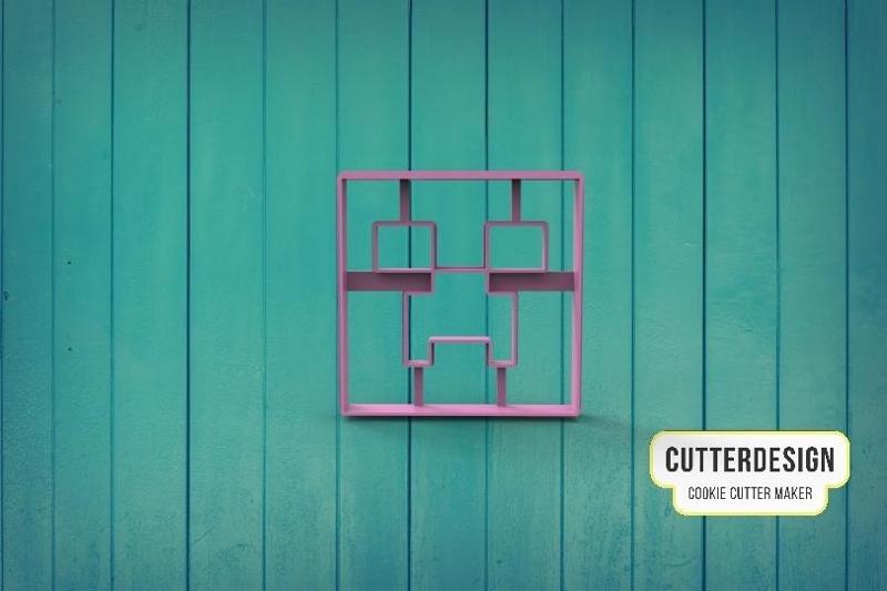 Creeper Minecraft Cookie Cutter
