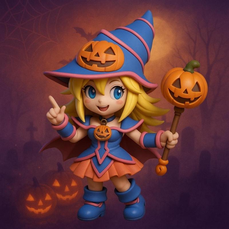 Dark Magician Girl (Pumpkin Scepter) - Halloween Edition (Yu-Gi-Oh!)