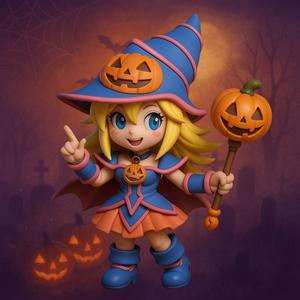 Dark Magician Girl (Pumpkin Scepter) - Halloween Edition (Yu-Gi-Oh!)