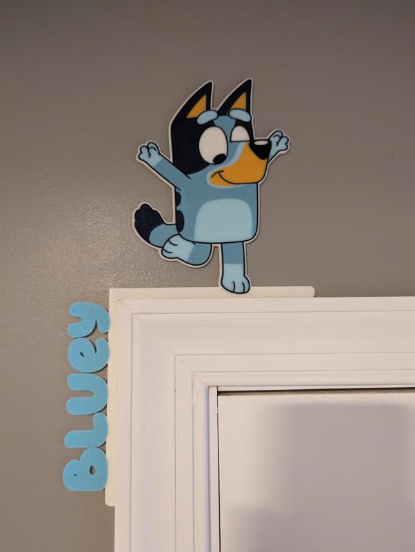 Bluey Door Corner Decoration (Bambu 3mf File attached)