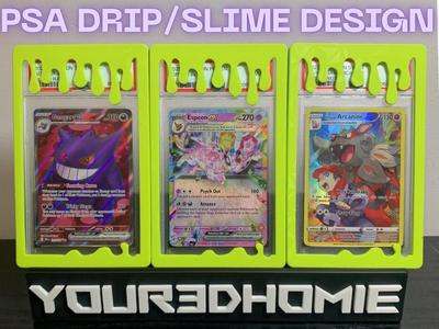Pokemon PSA Slab Guards (New Drip/Slime Design)