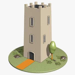 Cartoon tower