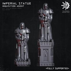 Imperial Statue - Inquisition Agent for Wh40k