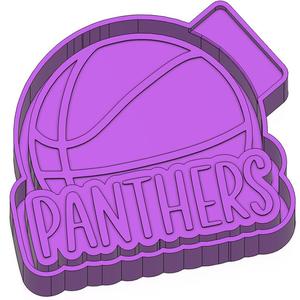 Panthers basketball Freshie STL Mold Housing