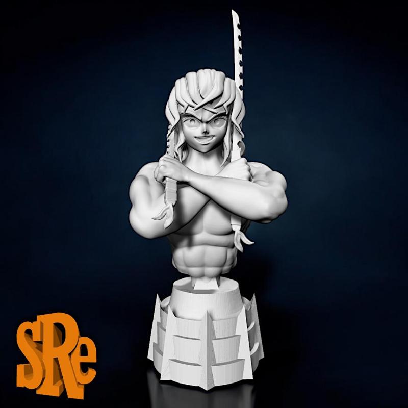 Bust Inosuke without mask - Demon Slayer