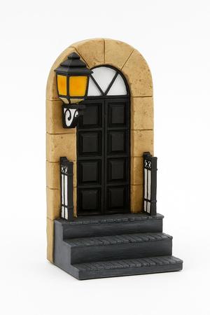 🏛️ Miniature Book Holder – Classic Door with Stone Arch