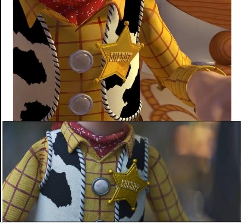 Toy story sherrif Woody badge
