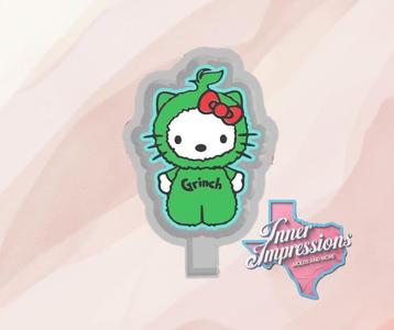 Grinch Hello Kitty Freshie Mold