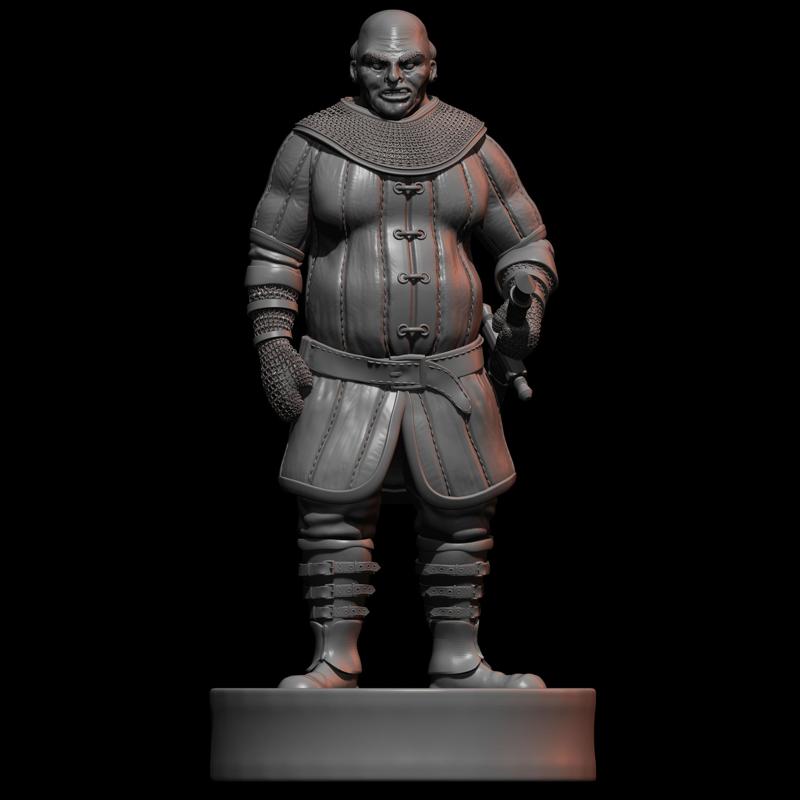 Mercenary Swordsman Crook - 32mm