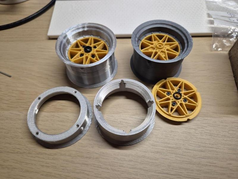 JDM WORK EQUIP 03 SCALE REPLICA RIMS FOR 3D SETS SAKURA 240
