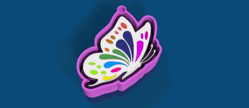 Butterfly Mold freshie versatile – Graceful & Light