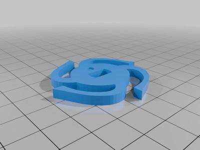 Replacement spring winder inner ratchet (part A11 for ROKR Pendulum Clock,  3D Wooden Puzzle - LK501)