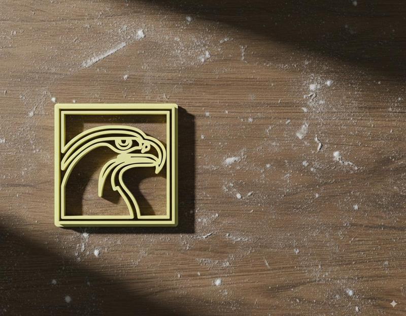 Falcon Head Cookie Cutter 3D Print