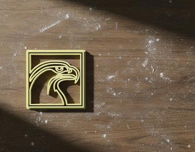 Falcon Head Cookie Cutter 3D Print