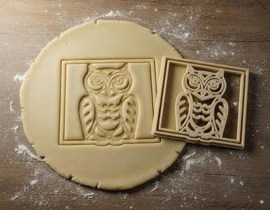Owl Cookie Cutter 3D Print Model