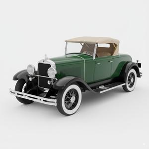 1927 Essex Super Six Vintage Car 3D Print Model - Classic American Automobile Scale Replica