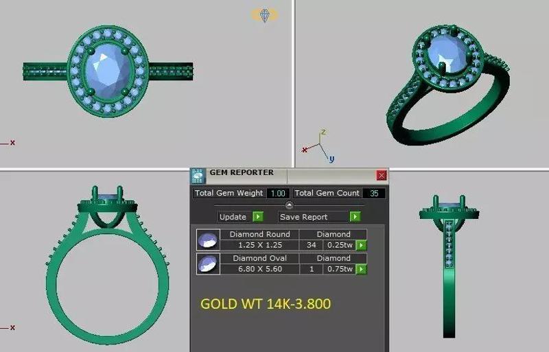 oval halo engagement ring