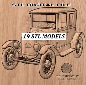 Automobiles Collection – 19 STL Models Pack